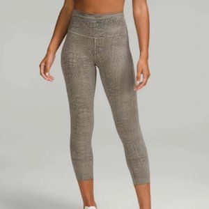lululemon athletica Gray Patterned Leggings